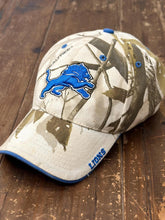 Load image into Gallery viewer, Detroit Lions Vintage Real Tree White Camo Dad Hat ABC Vintage 