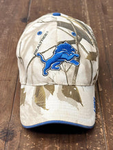 Load image into Gallery viewer, Detroit Lions Vintage Real Tree White Camo Dad Hat ABC Vintage 