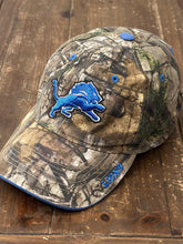 Load image into Gallery viewer, Detroit Lions Vintage Tree Camo Dad Hat ABC Vintage 