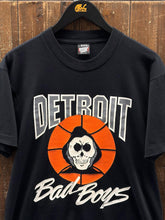 Load image into Gallery viewer, Detroit Pistons Bad Boys Vintage 80s OG Bootleg Screen Stars Tag Tee Black ABC Vintage 