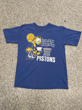Load image into Gallery viewer, Detroit Pistons Vintage 1978 Garfield Jim Davis Paper Thin Blue ABC Vintage 