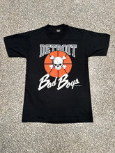 Load image into Gallery viewer, Detroit Pistons Vintage 1988 Detroit Bad Boys OG Tee Black ABC Vintage 