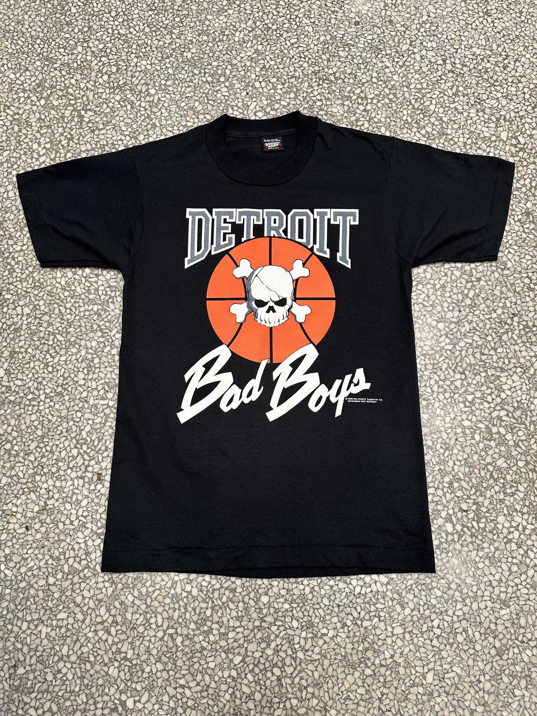 Detroit Pistons Vintage 1988 Detroit Bad Boys OG Tee Black ABC Vintage 