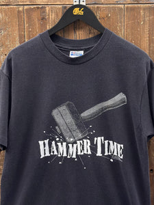 Detroit Pistons Vintage 1990 Bad Boys Hammer Time U Can't Touch This Tee Black ABC Vintage L 
