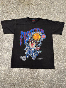 Detroit Pistons Vintage 1995 Taz Smokin' Black ABC Vintage 