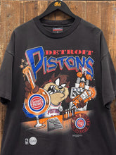 Load image into Gallery viewer, Detroit Pistons Vintage 1995 Taz Tested Tee Black ABC Vintage 