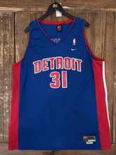 Load image into Gallery viewer, Detroit Pistons Vintage 2000s Darko Milicic Nike Jersey Blue ABC Vintage 