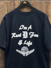Load image into Gallery viewer, Detroit Pistons Vintage 2004 Deee-Troit Basketball Deee-Fense Wins Champions Tee Black ABC Vintage 