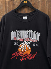 Load image into Gallery viewer, Detroit Pistons Vintage 2004 World Champs Still Bad Tee Black ABC Vintage 