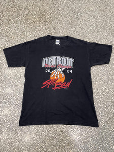 Detroit Pistons Vintage 2004 World Champs Still Bad Tee Black ABC Vintage 