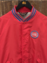 Load image into Gallery viewer, Detroit Pistons Vintage 80s Pla-Jac by Dunbrooke Bomber Jacket Red ABC Vintage 