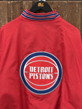 Load image into Gallery viewer, Detroit Pistons Vintage 80s Pla-Jac by Dunbrooke Bomber Jacket Red ABC Vintage 