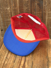 Load image into Gallery viewer, Detroit Pistons Vintage 80s Trucker Hat White Red Blue ABC Vintage 