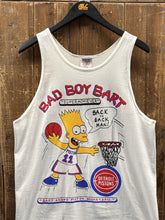 Load image into Gallery viewer, Detroit Pistons Vintage 90s Bad Boy Bart Tank Top White ABC Vintage 