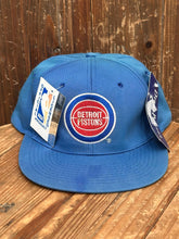 Load image into Gallery viewer, Detroit Pistons Vintage 90s Drew Pearson Snapback (Sun Faded Blue #1) ABC Vintage 