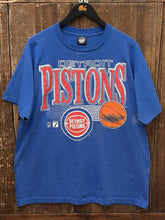 Load image into Gallery viewer, Detroit Pistons Vintage 90s Logo 7 Screen Stars Best Tag Blue ABC Vintage 