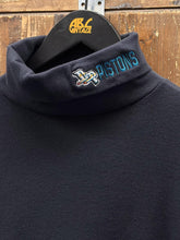 Load image into Gallery viewer, Detroit Pistons Vintage 90s Mock Neck L/S Tee Lee Tag Black ABC Vintage 