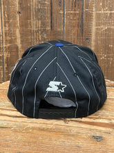 Load image into Gallery viewer, Detroit Pistons Vintage 90s Pinstripe Starter Snapback Black Blue ABC Vintage 