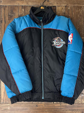 Detroit Pistons Vintage 90s Pro Player Puffer Jacket ABC Vintage 