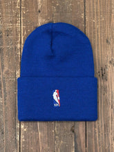 Load image into Gallery viewer, Detroit Pistons Vintage 90s Script Logo Beanie Blue ABC Vintage 