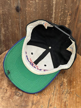 Load image into Gallery viewer, Detroit Pistons Vintage 90s Script Logo Snapback Black Blue ABC Vintage 