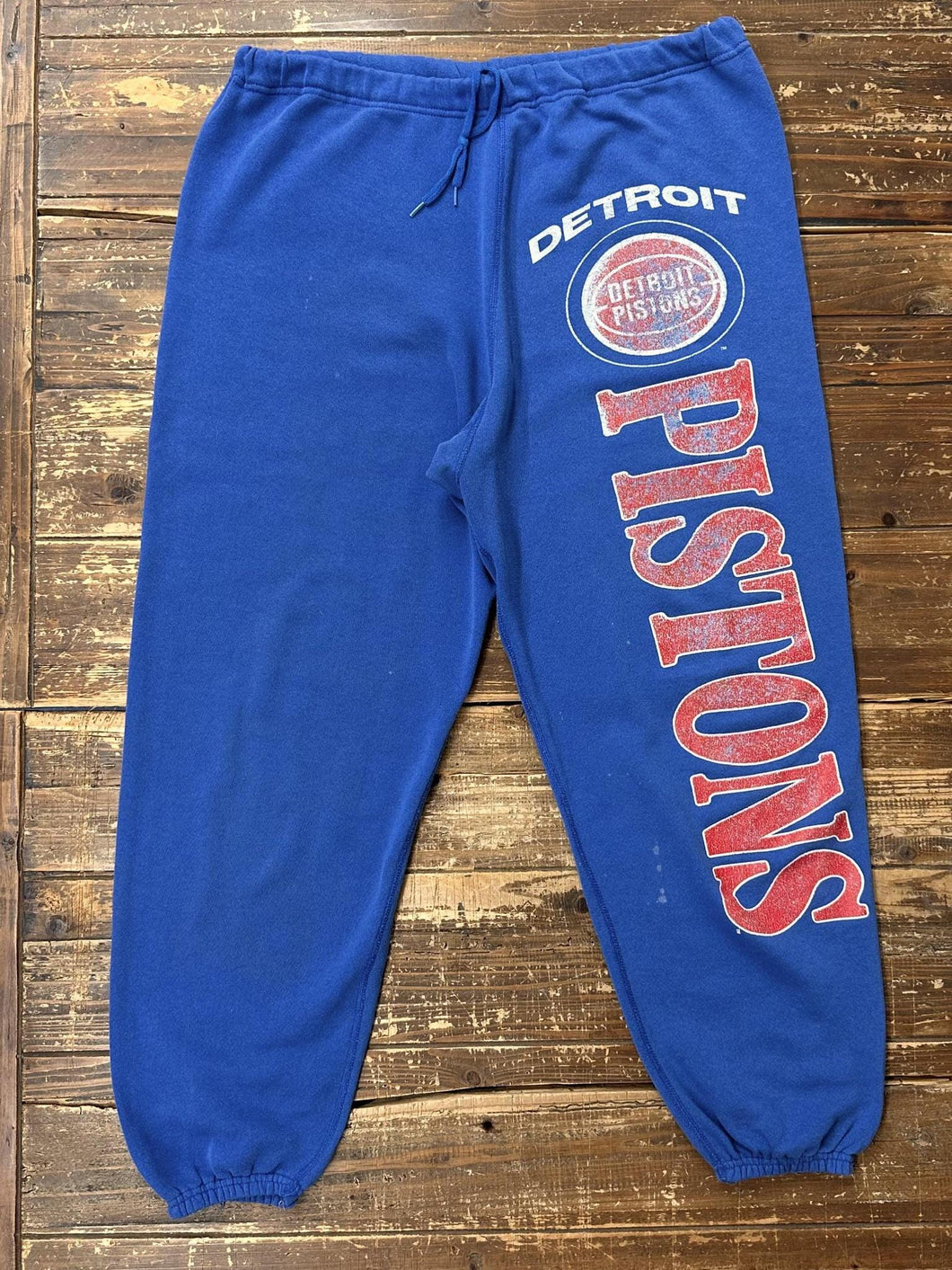 Detroit Pistons Vintage 90s Sweatpant Super Faded Blue ABC Vintage 