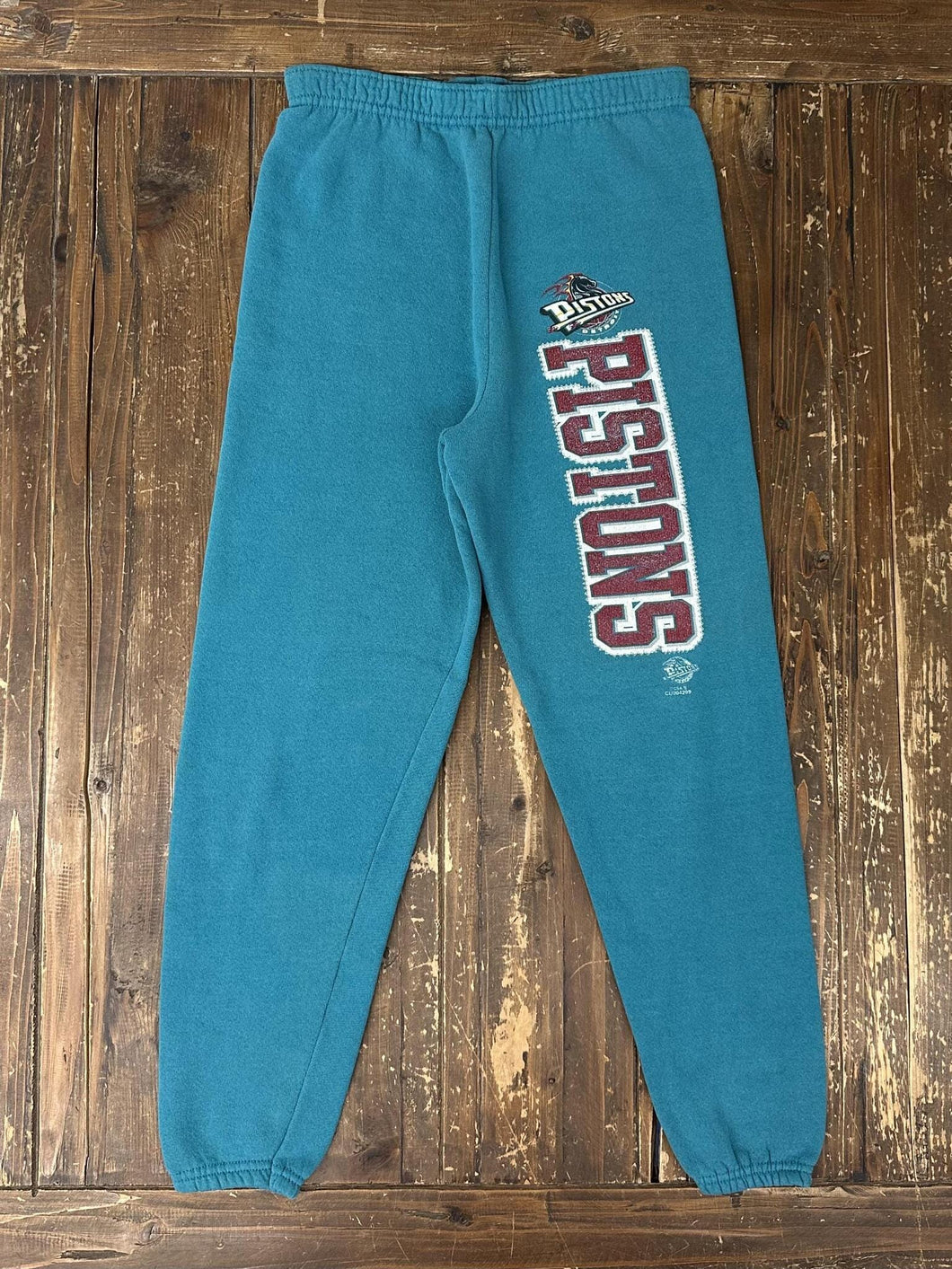 Detroit Pistons Vintage 90s Sweatpant Teal ABC Vintage 