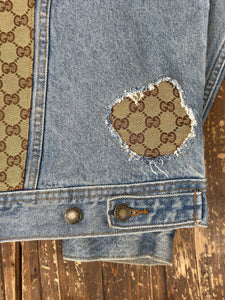 Detroit Pistons Vintage Custom Wrangler Denim Trucker Jacket ABC Vintage 