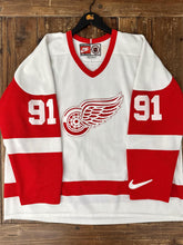 Load image into Gallery viewer, Detroit Red Wings Sergei Fedorov Vintage 90s Nike Hockey Jersey White ABC Vintage 
