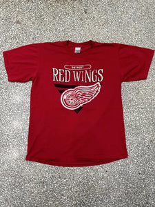 Detroit Red Wings Vintage 1989 Swingster Tee Faded Red ABC Vintage 