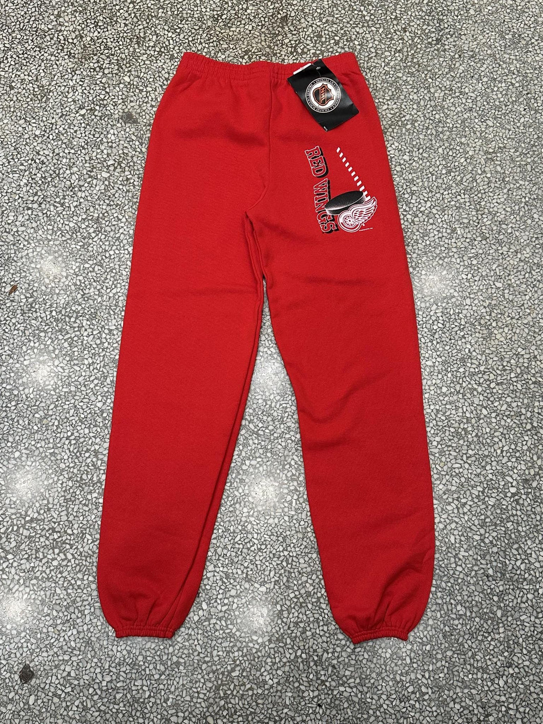 Detroit Red Wings Vintage 1992 Puck Sweatpant Red ABC Vintage 