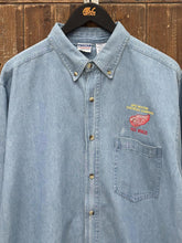 Load image into Gallery viewer, Detroit Red Wings Vintage 1997 Western Conference Champions True-Fan Denim Shirt ABC Vintage 