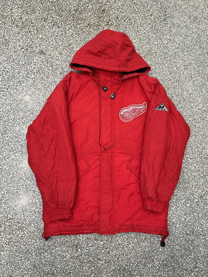 Detroit Red Wings Vintage 90s Apex One Parka Coat Red ABC Vintage 