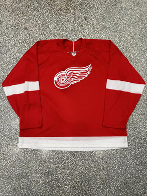 Detroit Red Wings Vintage 90s CCM Hockey Jersey Red ABC Vintage 