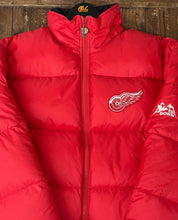 Load image into Gallery viewer, Detroit Red Wings Vintage 90s Down Jacket Red ABC Vintage 