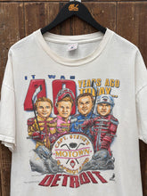 Load image into Gallery viewer, Detroit Red Wings Vintage 90s It Was 40 Years Ago Today Shirt Xplosion Tee Aged White ABC Vintage 