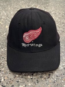 Detroit Red Wings Vintage 90s Snapback Black ABC Vintage 