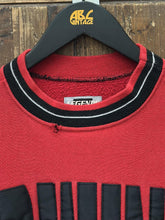 Load image into Gallery viewer, Detroit Red Wings Vintage 90s Spell Out Crewneck Red Black ABC Vintage 