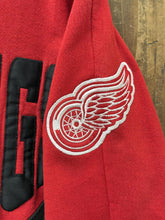 Load image into Gallery viewer, Detroit Red Wings Vintage 90s Spell Out Crewneck Red Black ABC Vintage 