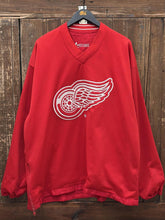 Load image into Gallery viewer, Detroit Red Wings Vintage 90s Spotlight Reversible Pullover Jacket Red ABC Vintage 