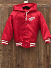 Load image into Gallery viewer, Detroit Red Wings Vintage 90s Youth Sports Wearhouse Hooded Satin Bomber Jacket ABC Vintage 