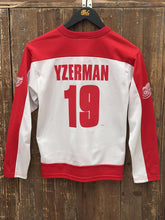 Load image into Gallery viewer, Detroit Red Wings Vintage 90s Youth Steve Yzerman Jersey White Red ABC Vintage 