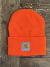 Load image into Gallery viewer, Detroit Tigers Carhartt Beanie Neon Orange ABC Vintage 