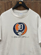 Load image into Gallery viewer, Detroit Tigers Grateful Dead Vintage 2000s Steal Your Base Tee Aged White ABC Vintage 