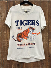 Load image into Gallery viewer, Detroit Tigers Vintage 1984 Youth World Champs Tee Cream ABC Vintage 