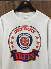 Load image into Gallery viewer, Detroit Tigers Vintage 1988 Crest Logo Crewneck White ABC Vintage 