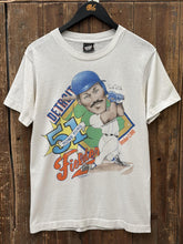 Load image into Gallery viewer, Detroit Tigers Vintage 1990 Cecil Fielder Home Runs Tee Paper Thin Faded White ABC Vintage 