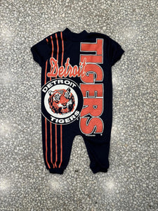 Detroit Tigers Vintage 1993 Baby Onesies Navy ABC Vintage 