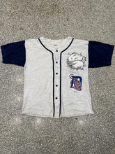 Load image into Gallery viewer, Detroit Tigers Vintage 1994 Bugs Bunny Baseball Cotton Jersey Grey Navy ABC Vintage 