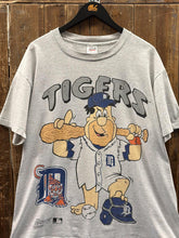 Load image into Gallery viewer, Detroit Tigers Vintage 1994 Flintstones Tee Grey ABC Vintage XL 